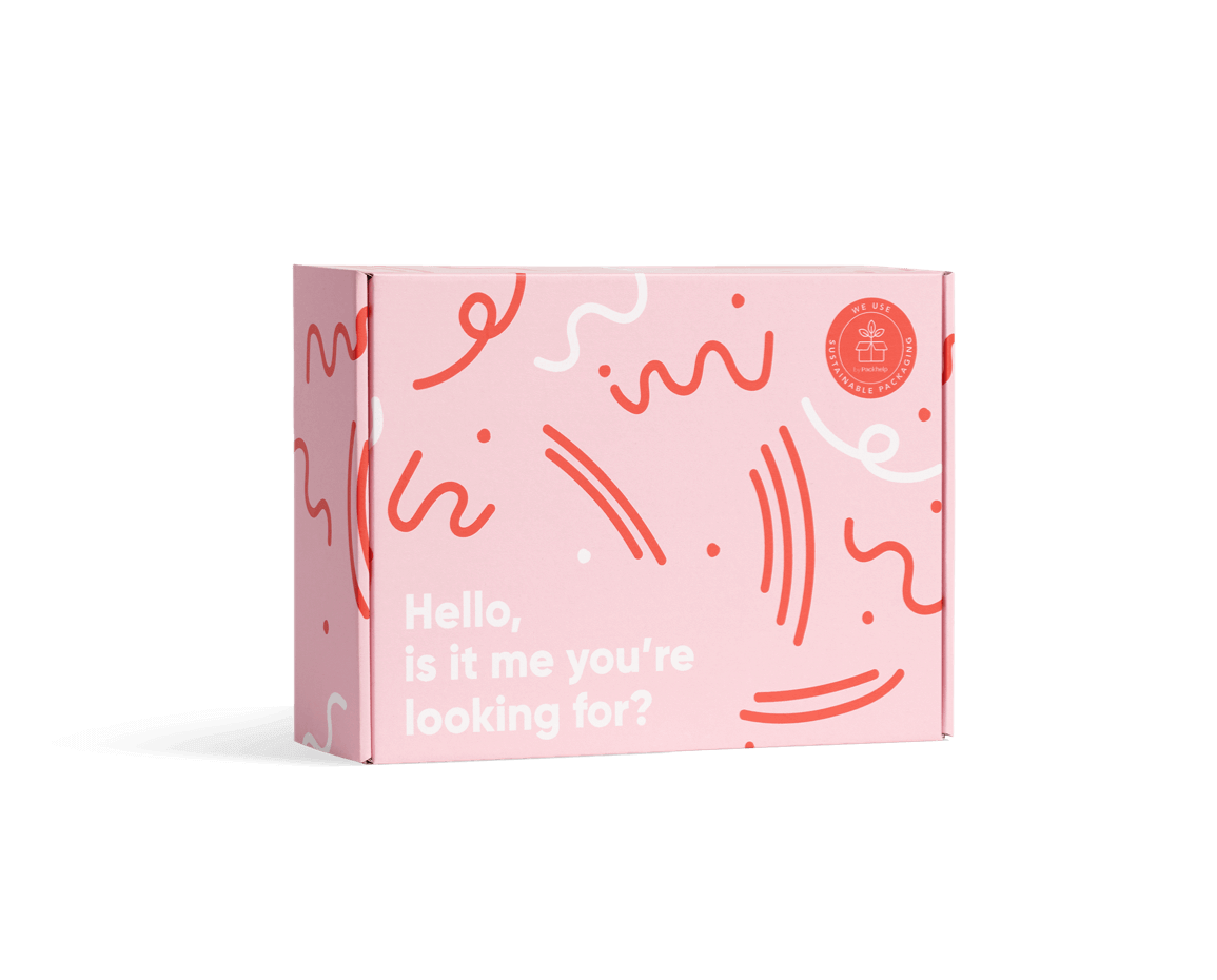 Voorbedrukte full color verzenddoos