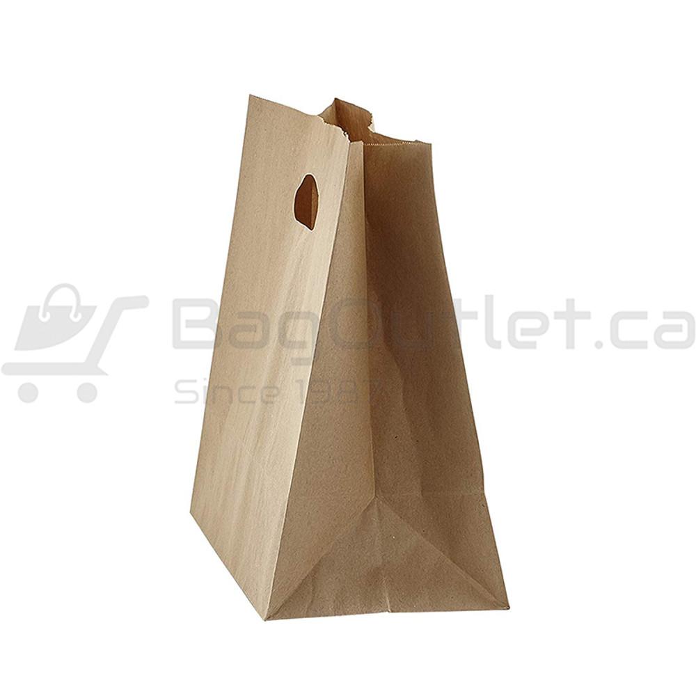 Paper Shopping Kraft Die Cut Handle Bags 11x6x11 Inches - Case of 400