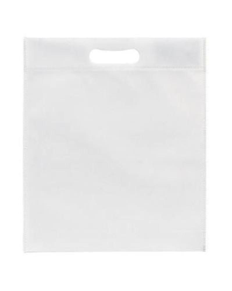 Reusable Die Cut Handle Shopping Bags White 18 x 20.5